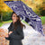 Tonga Queen Salote College 100th Years Umbrella Blue Tonga Kupesi Uniquely Pacific Art - Polynesian Pride