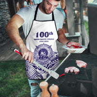 Tonga Queen Salote College 100th Years Apron White Tonga Kupesi Uniquely Pacific Art - Polynesian Pride