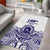 Tonga Queen Salote College 100th Years Area Rug White Tonga Kupesi Uniquely Pacific Art - Polynesian Pride