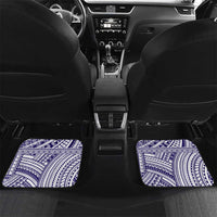 Tonga Queen Salote College 100th Years Car Mats White Tonga Kupesi Uniquely Pacific Art - Polynesian Pride