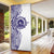 Tonga Queen Salote College 100th Years Door Cover White Tonga Kupesi Uniquely Pacific Art - Polynesian Pride