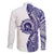 Tonga Queen Salote College 100th Years Family Matching Mermaid Dress and Hawaiian Shirt White Tonga Kupesi Uniquely Pacific Art - Polynesian Pride