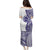 Tonga Queen Salote College 100th Years Family Matching Puletasi and Hawaiian Shirt White Tonga Kupesi Uniquely Pacific Art - Polynesian Pride