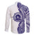 Tonga Queen Salote College 100th Years Family Matching Short Sleeve Bodycon Dress and Hawaiian Shirt White Tonga Kupesi Uniquely Pacific Art - Polynesian Pride