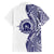 Tonga Queen Salote College 100th Years Family Matching Summer Maxi Dress and Hawaiian Shirt White Tonga Kupesi Uniquely Pacific Art - Polynesian Pride