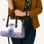 Tonga Queen Salote College 100th Years Leather Bag White Tonga Kupesi Uniquely Pacific Art - Polynesian Pride