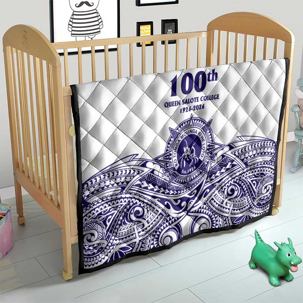 Tonga Queen Salote College 100th Years Quilt White Tonga Kupesi Uniquely Pacific Art - Polynesian Pride