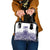 Tonga Queen Salote College 100th Years Shoulder Handbag White Tonga Kupesi Uniquely Pacific Art - Polynesian Pride