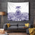 Tonga Queen Salote College 100th Years Tapestry White Tonga Kupesi Uniquely Pacific Art - Polynesian Pride