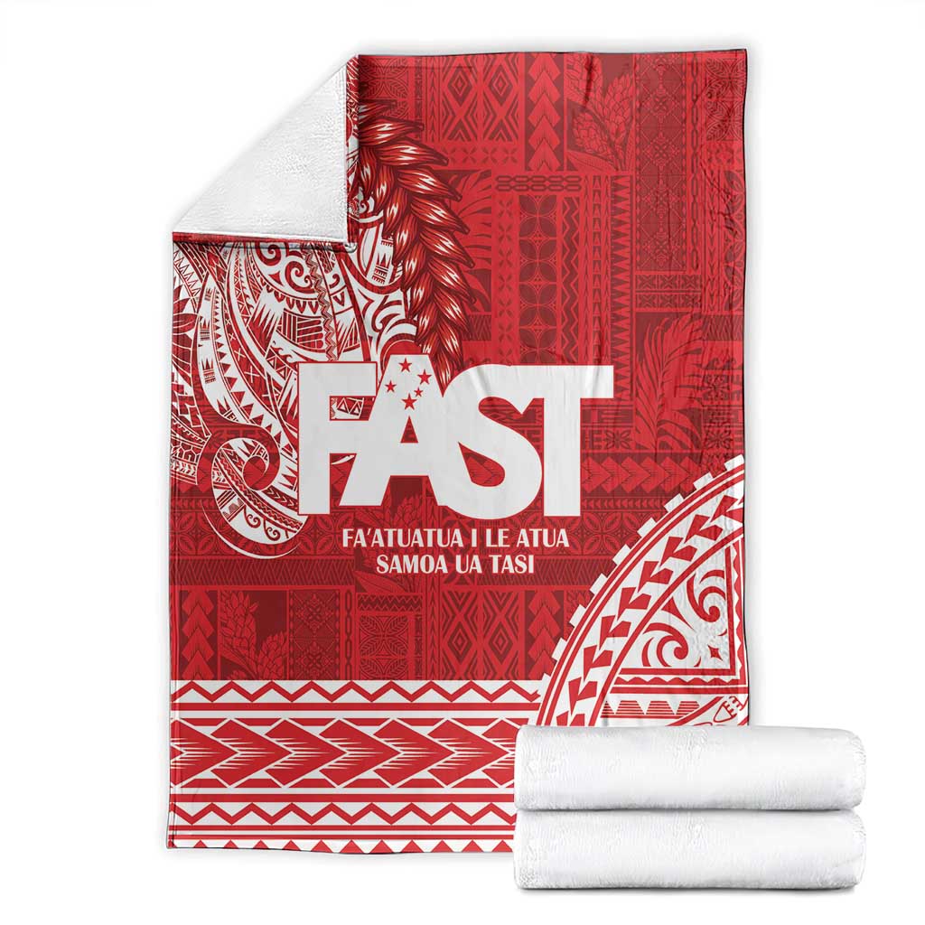 Samoa FAST Blanket Samoan Motif Patterns - Polynesian Pride