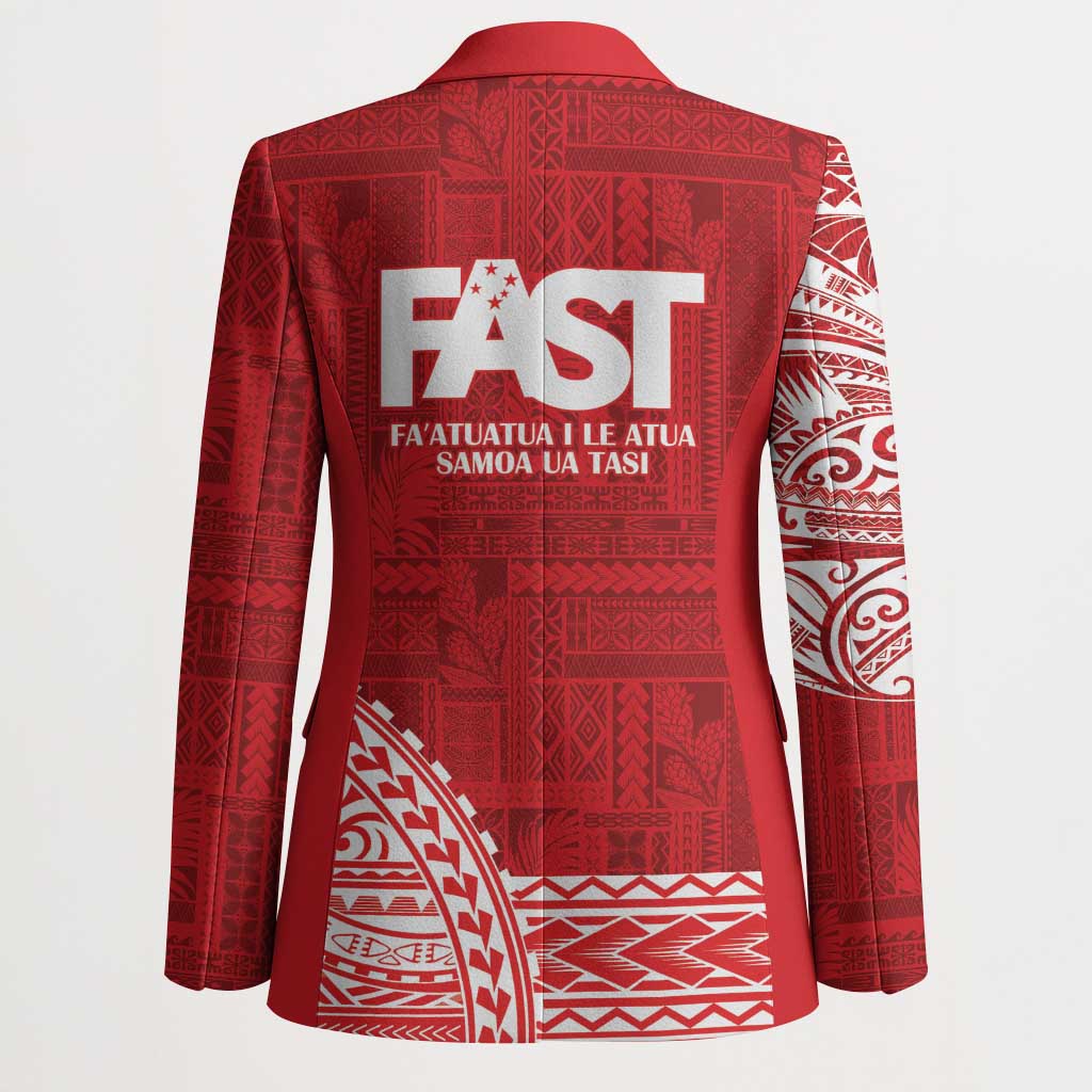 Samoa FAST Blazer Samoan Motif Patterns - Polynesian Pride