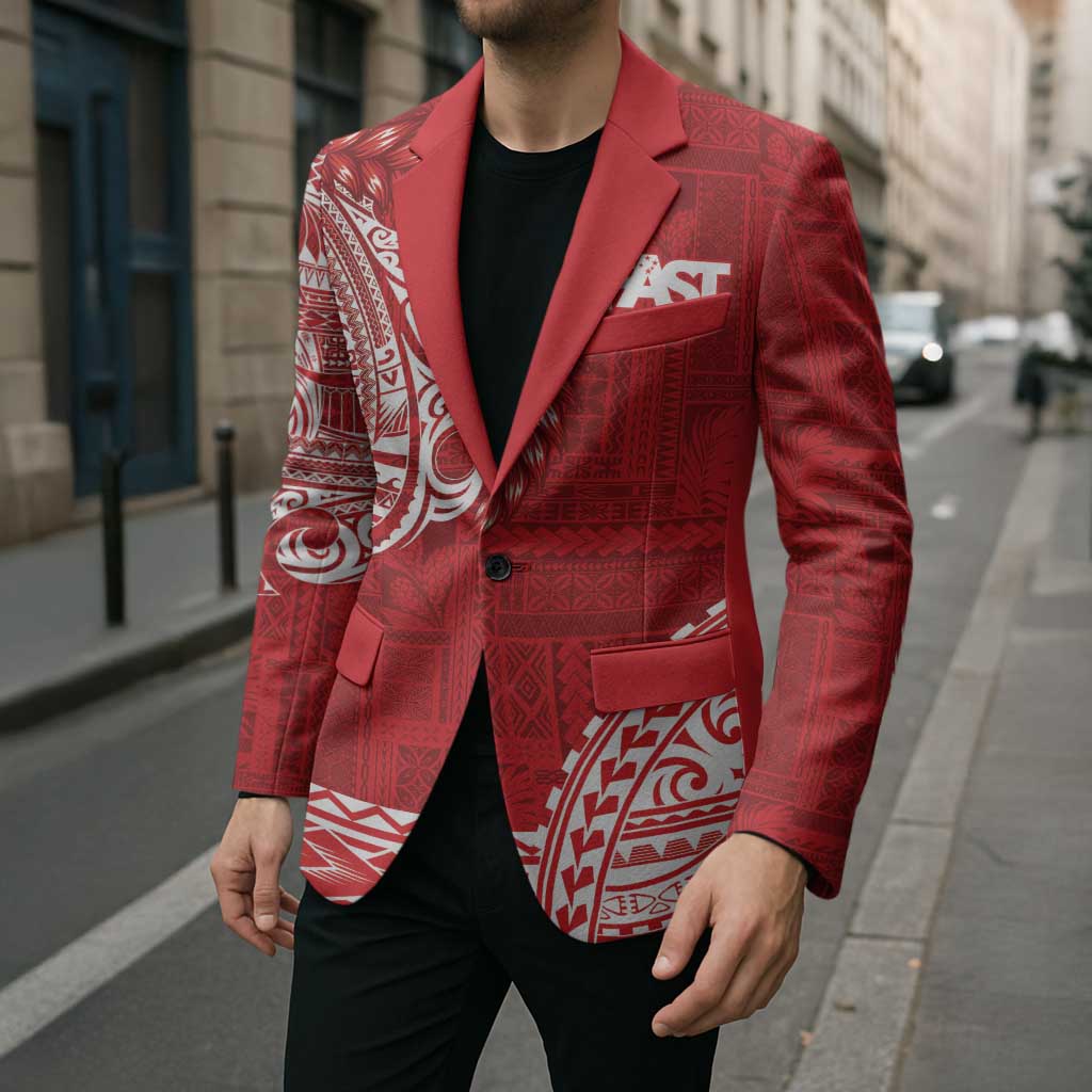 Samoa FAST Blazer Samoan Motif Patterns - Polynesian Pride