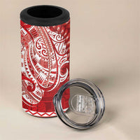 Samoa FAST 4 in 1 Can Cooler Tumbler Samoan Motif Patterns - Polynesian Pride