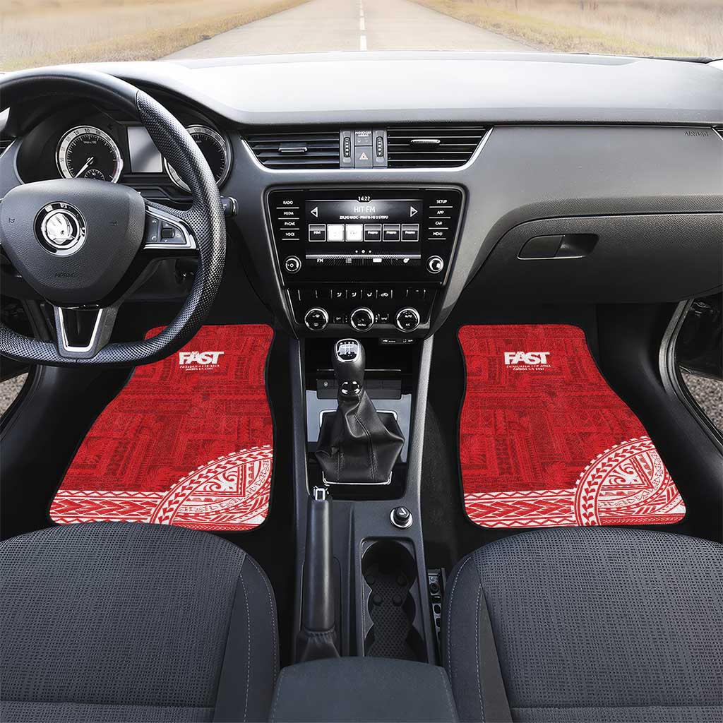 Samoa FAST Car Mats Samoan Motif Patterns - Polynesian Pride