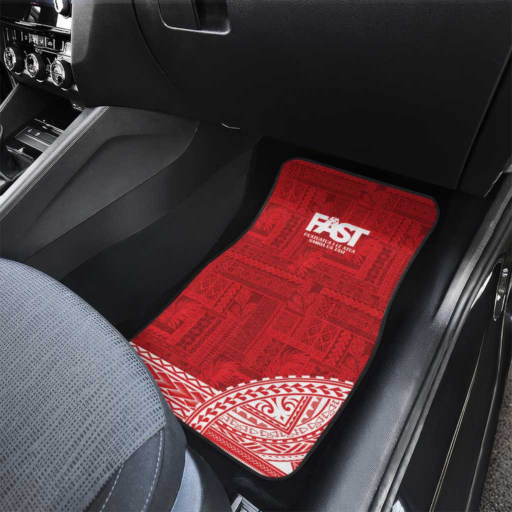 Samoa FAST Car Mats Samoan Motif Patterns - Polynesian Pride
