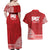 Samoa FAST Couples Matching Off Shoulder Maxi Dress and Hawaiian Shirt Samoan Motif Patterns - Polynesian Pride