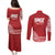 Samoa FAST Couples Matching Puletasi and Long Sleeve Button Shirt Samoan Motif Patterns - Polynesian Pride