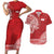 Samoa FAST Couples Matching Short Sleeve Bodycon Dress and Hawaiian Shirt Samoan Motif Patterns - Polynesian Pride