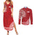 Samoa FAST Couples Matching Summer Maxi Dress and Long Sleeve Button Shirt Samoan Motif Patterns - Polynesian Pride