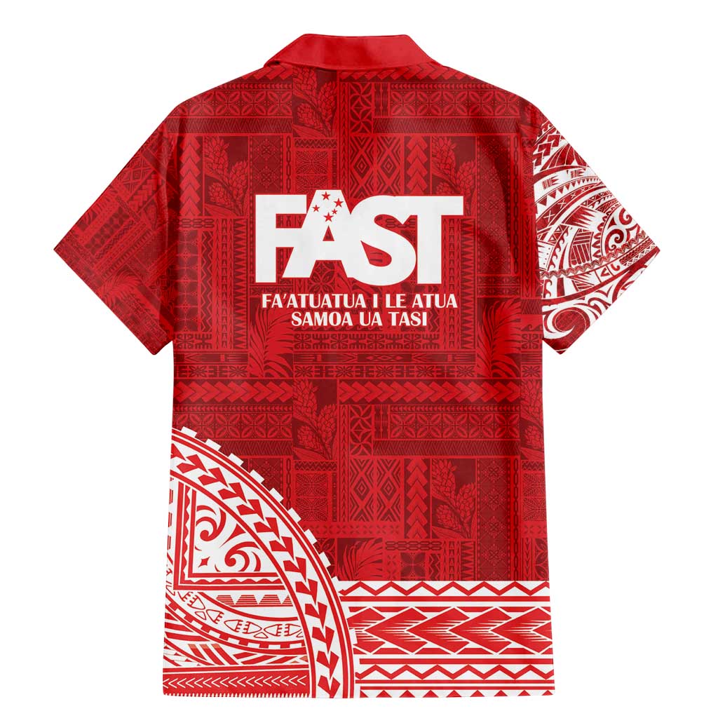 Samoa FAST Family Matching Mermaid Dress and Hawaiian Shirt Samoan Motif Patterns - Polynesian Pride