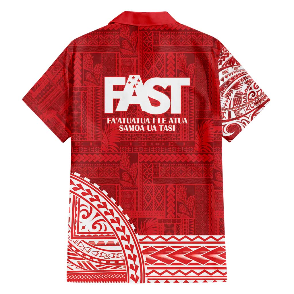 Samoa FAST Hawaiian Shirt Samoan Motif Patterns - Polynesian Pride