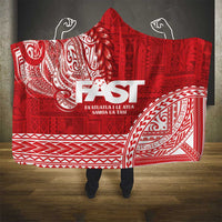 Samoa FAST Hooded Blanket Samoan Motif Patterns - Polynesian Pride