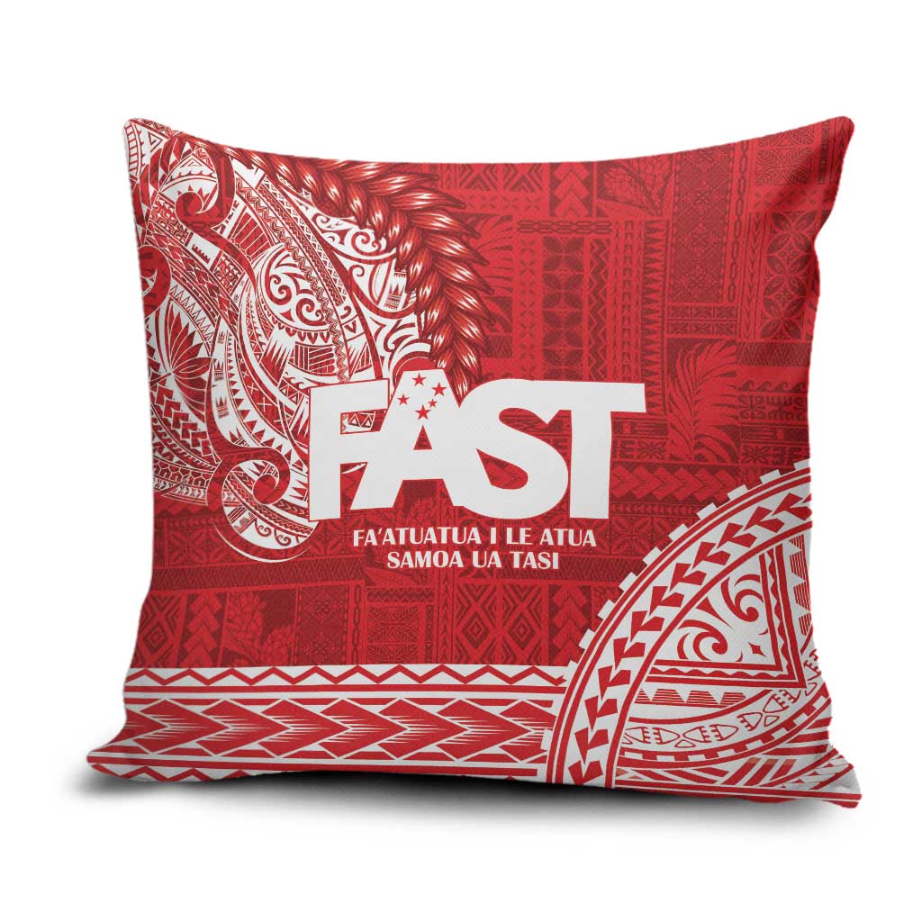 Samoa FAST Pillow Cover Samoan Motif Patterns - Polynesian Pride