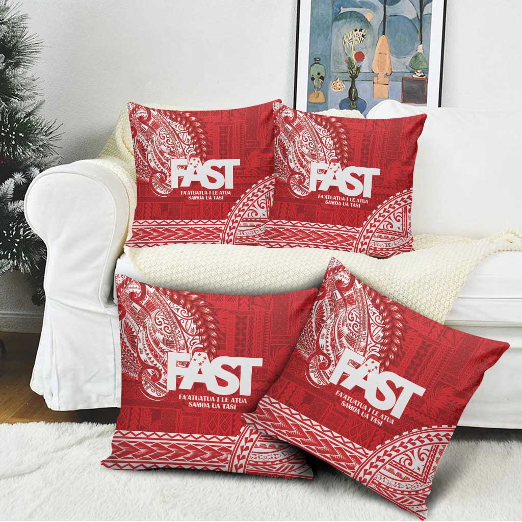Samoa FAST Pillow Cover Samoan Motif Patterns - Polynesian Pride