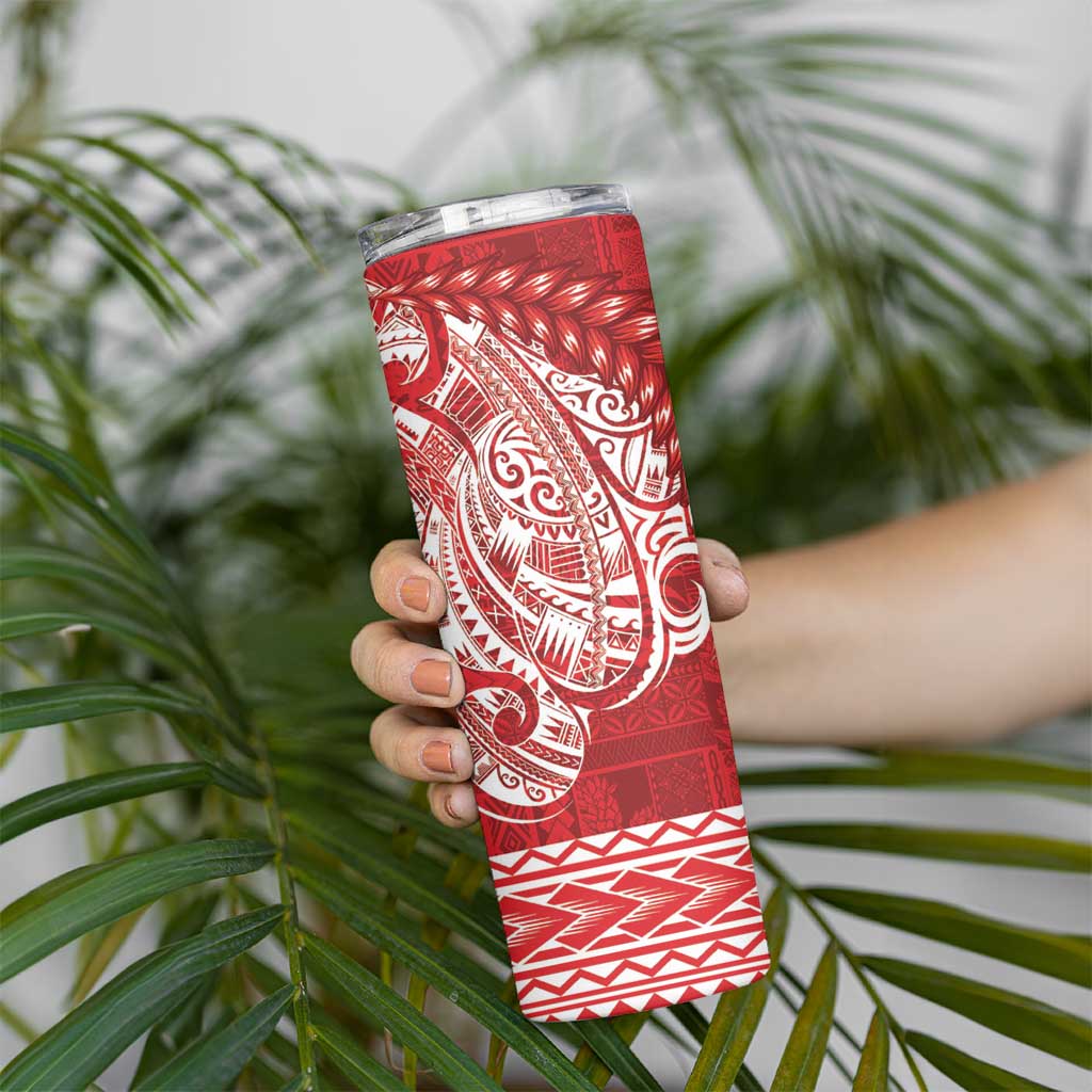 Samoa FAST Skinny Tumbler Samoan Motif Patterns - Polynesian Pride