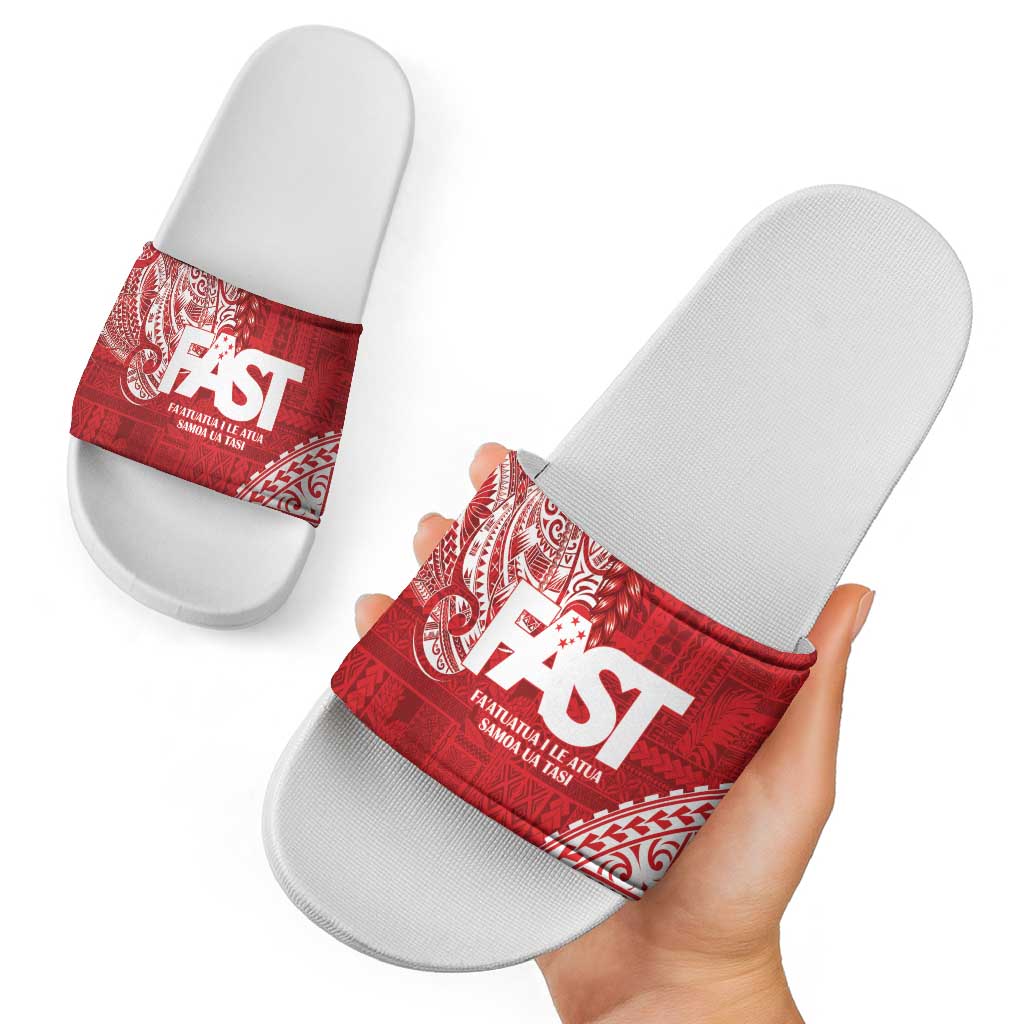 Samoa FAST Slide Sandals Samoan Motif Patterns - Polynesian Pride