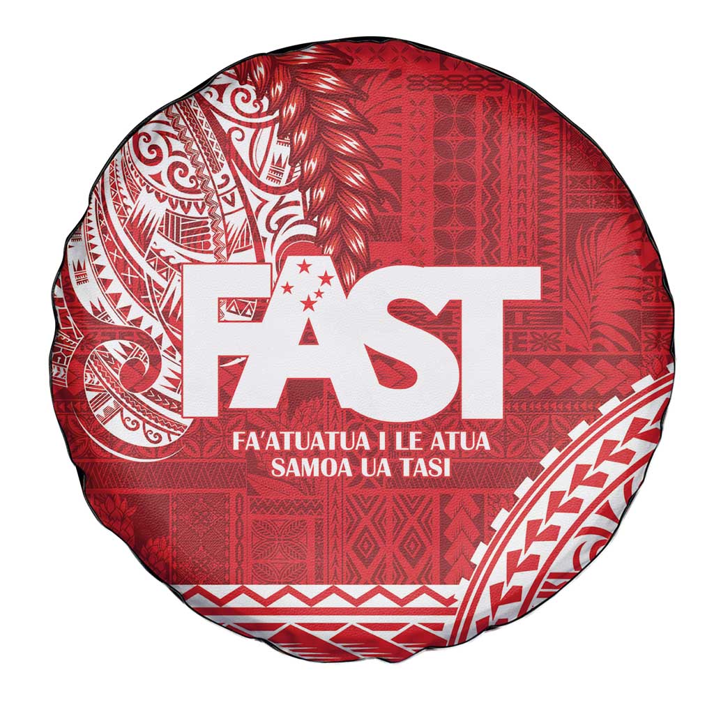Samoa FAST Spare Tire Cover Samoan Motif Patterns - Polynesian Pride