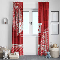Samoa FAST Window Curtain Samoan Motif Patterns - Polynesian Pride
