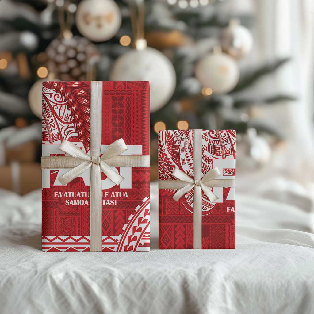 Samoa FAST Wrapping Paper Samoan Motif Patterns - Polynesian Pride