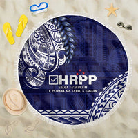 Samoa HRPP Beach Blanket Samoan Motif Patterns - Polynesian Pride