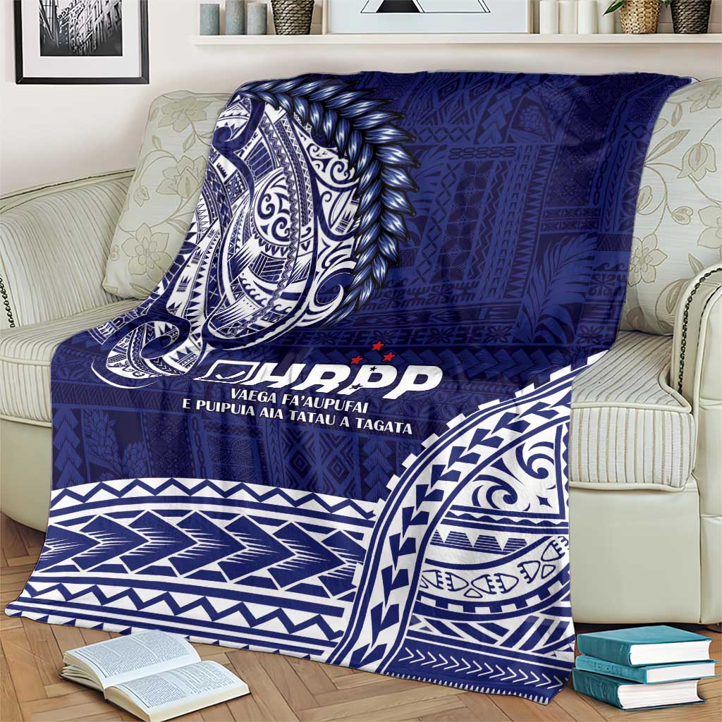 Samoa HRPP Blanket Samoan Motif Patterns - Polynesian Pride