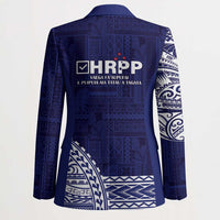 Samoa HRPP Blazer Samoan Motif Patterns - Polynesian Pride