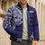 Samoa HRPP Bomber Puffer Jacket Samoan Motif Patterns - Polynesian Pride