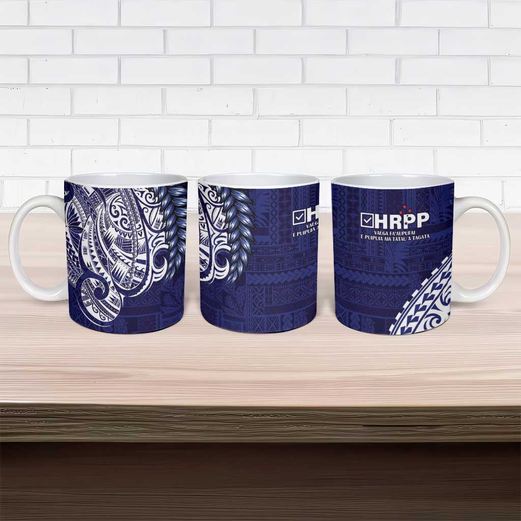 Samoa HRPP Ceramic Mug Samoan Motif Patterns - Polynesian Pride