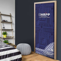 Samoa HRPP Door Cover Samoan Motif Patterns - Polynesian Pride