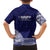 Samoa HRPP Family Matching Off The Shoulder Long Sleeve Dress and Hawaiian Shirt Samoan Motif Patterns - Polynesian Pride