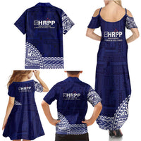 Samoa HRPP Family Matching Summer Maxi Dress and Hawaiian Shirt Samoan Motif Patterns - Polynesian Pride