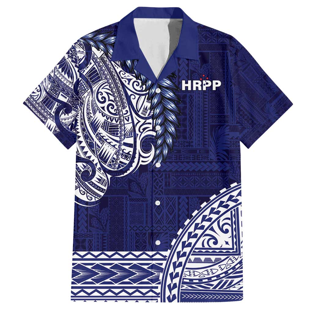 Samoa HRPP Family Matching Summer Maxi Dress and Hawaiian Shirt Samoan Motif Patterns - Polynesian Pride