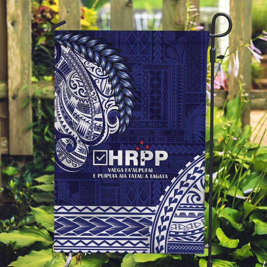 Samoa HRPP Garden Flag Samoan Motif Patterns - Polynesian Pride