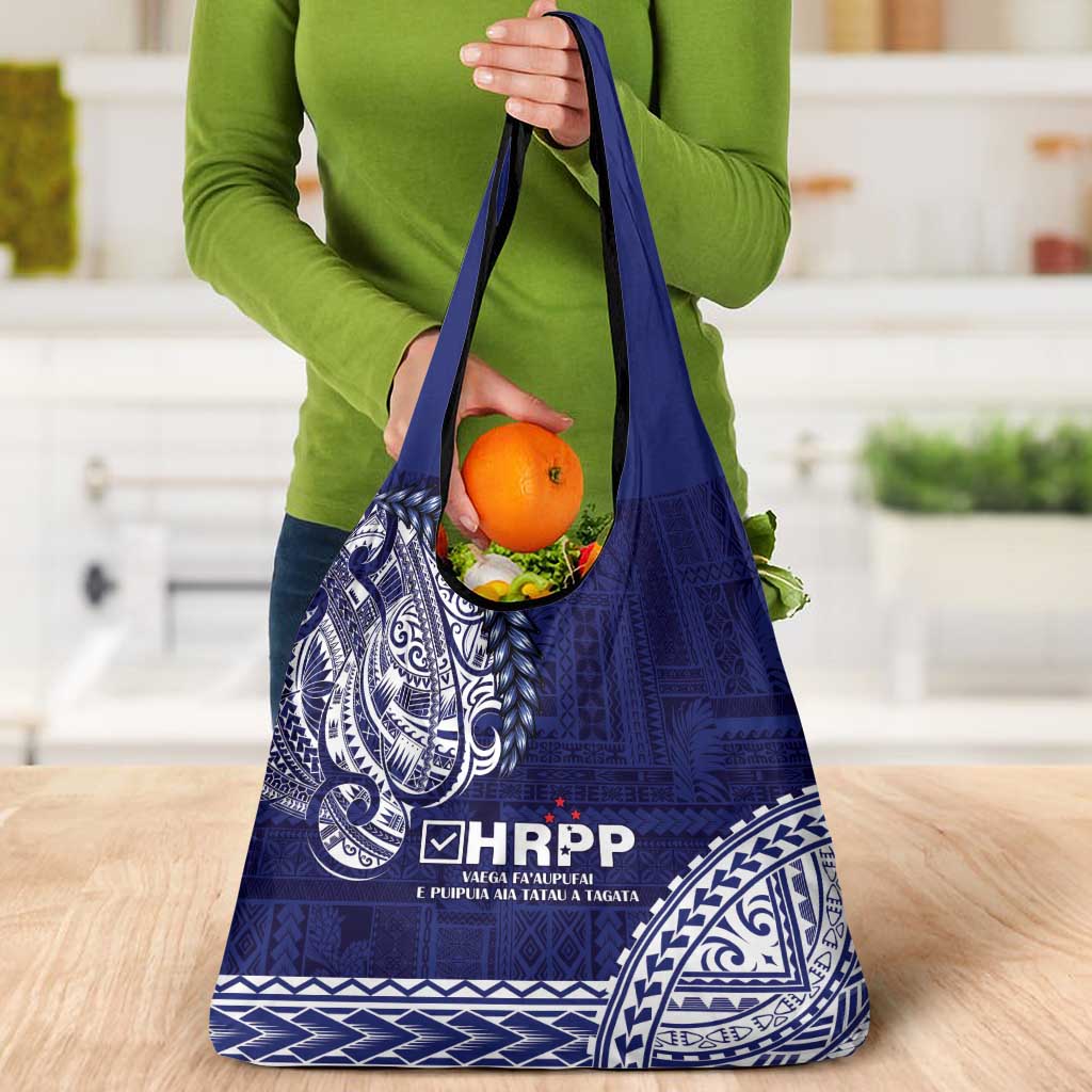 Samoa HRPP Grocery Bag Samoan Motif Patterns - Polynesian Pride