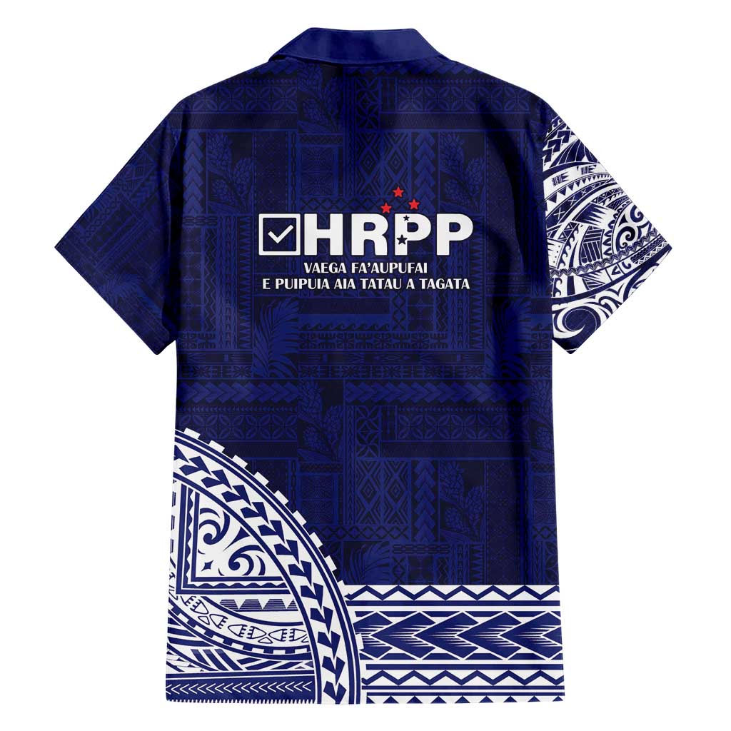 Samoa HRPP Hawaiian Shirt Samoan Motif Patterns - Polynesian Pride