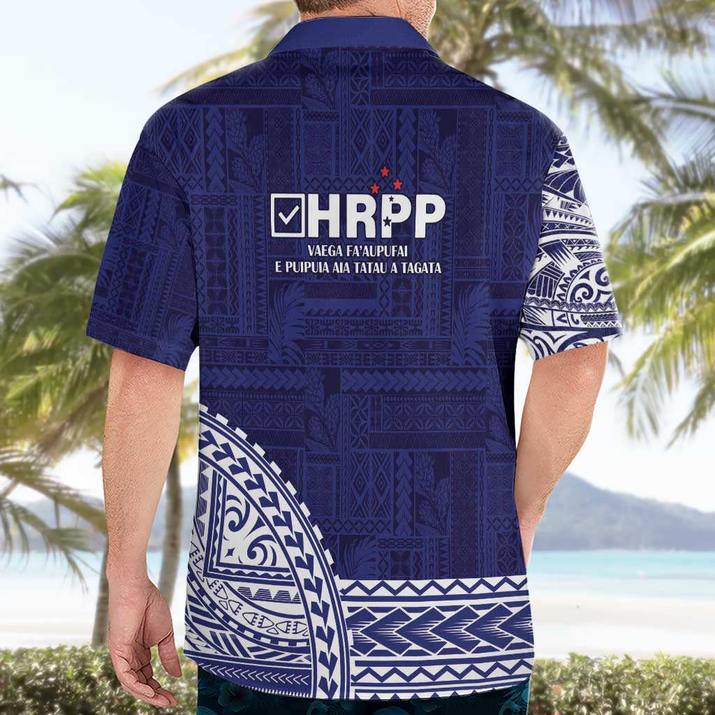 Samoa HRPP Hawaiian Shirt Samoan Motif Patterns - Polynesian Pride