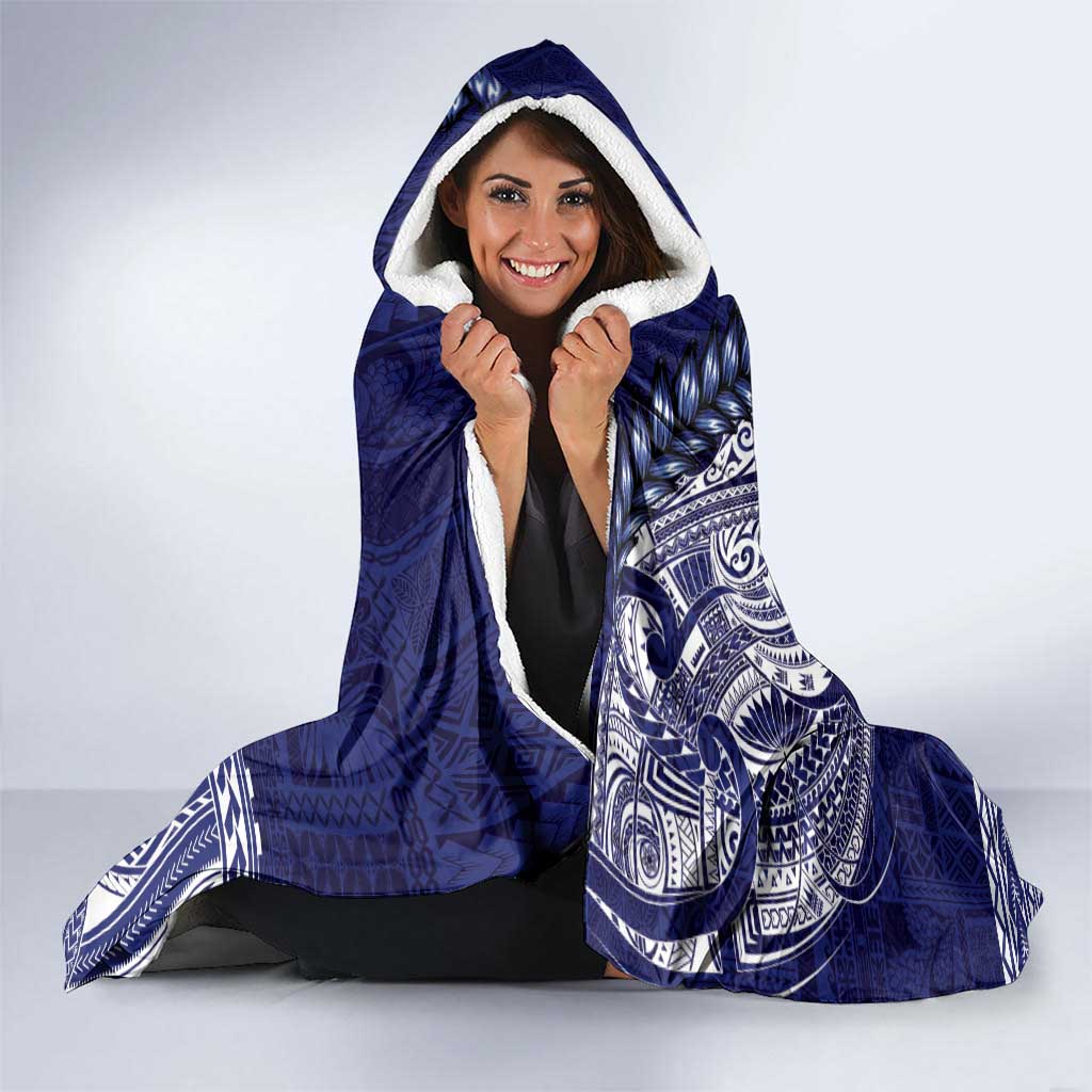 Samoa HRPP Hooded Blanket Samoan Motif Patterns - Polynesian Pride