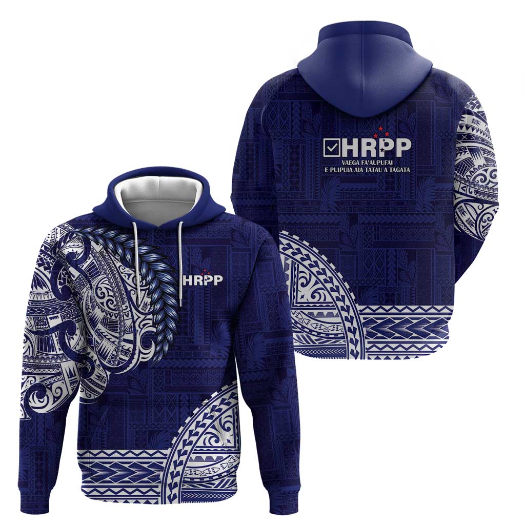 Samoa HRPP Hoodie Samoan Motif Patterns - Polynesian Pride