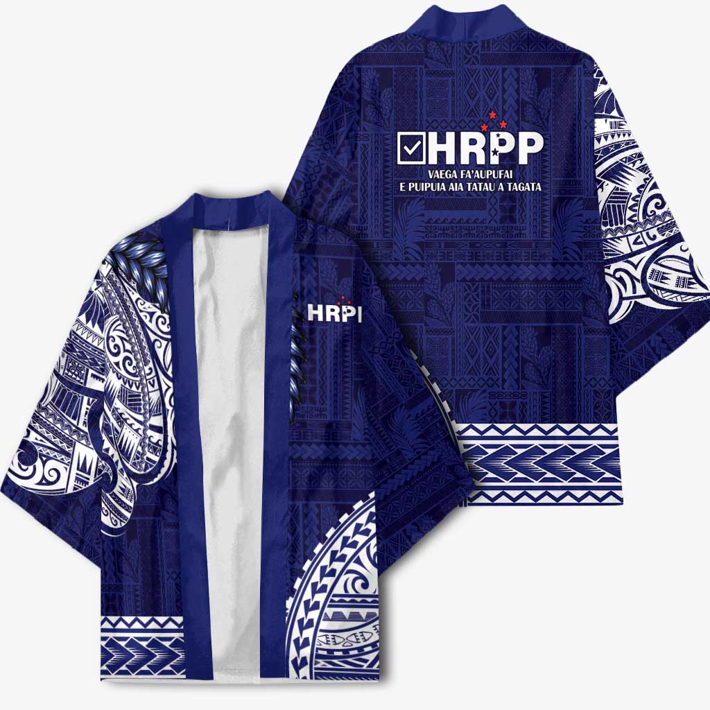 Samoa HRPP Kimono Samoan Motif Patterns - Polynesian Pride