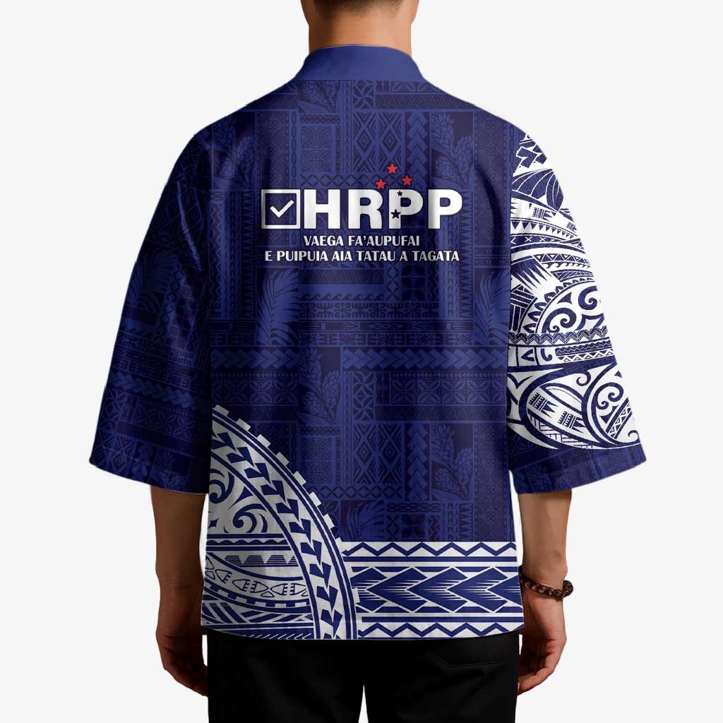 Samoa HRPP Kimono Samoan Motif Patterns - Polynesian Pride